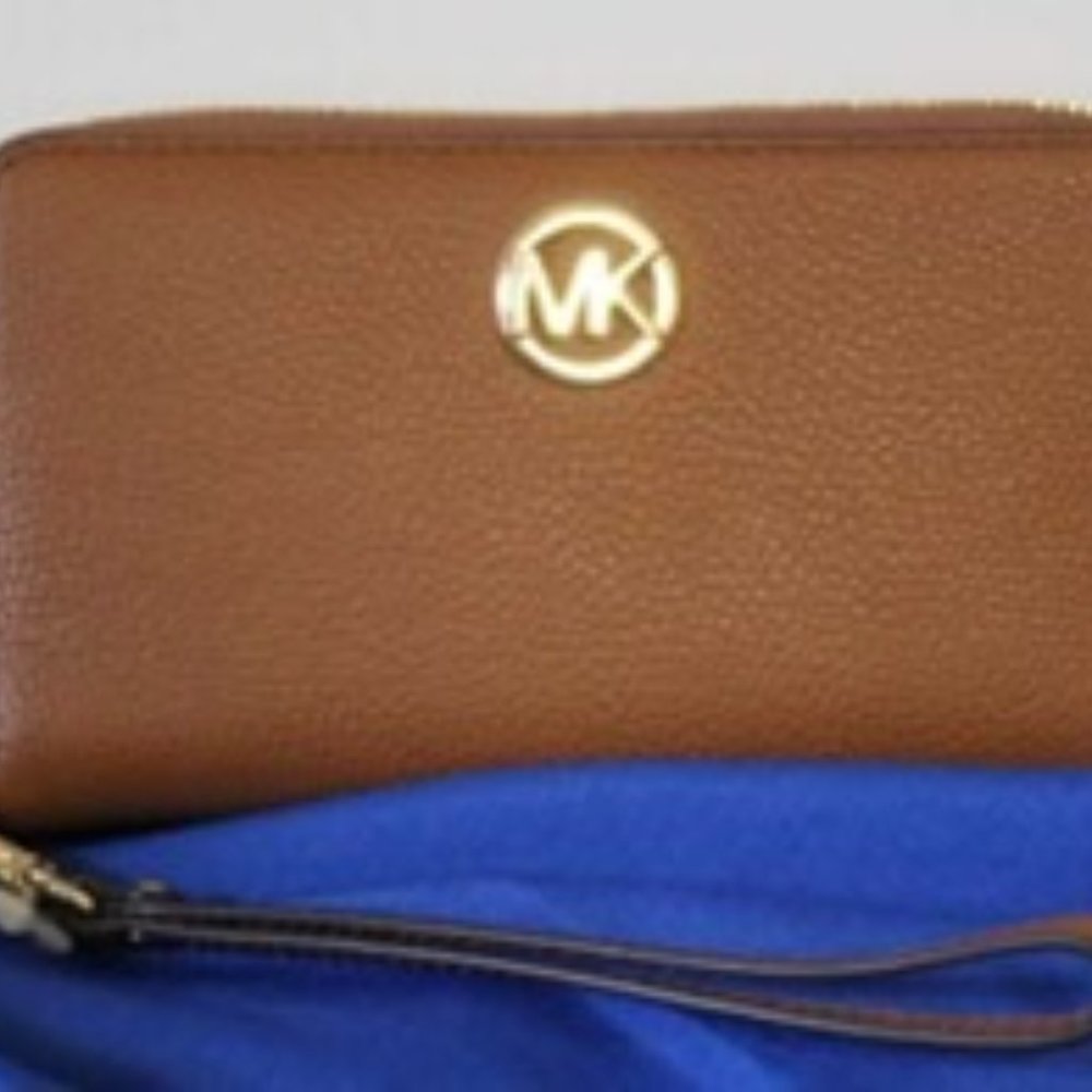Michael Kors Tan Wristlet Wallet